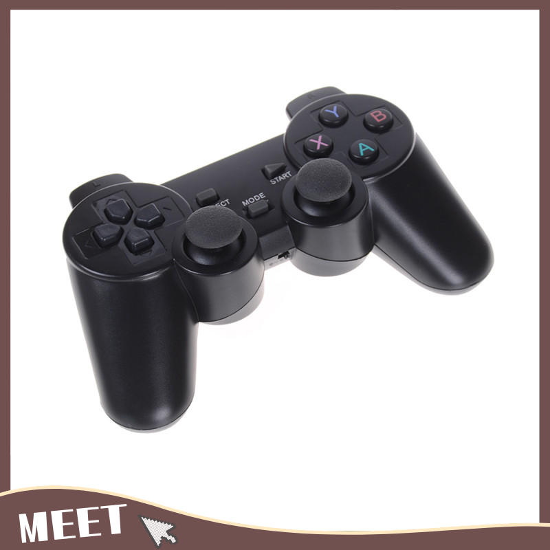🟠🟡 MEET🟢🔵 Tay cầm chơi game điều khiển cần điều khiển kép không dây 2.4GHz Tay cầm chơi game cho PS3 PC TV Box