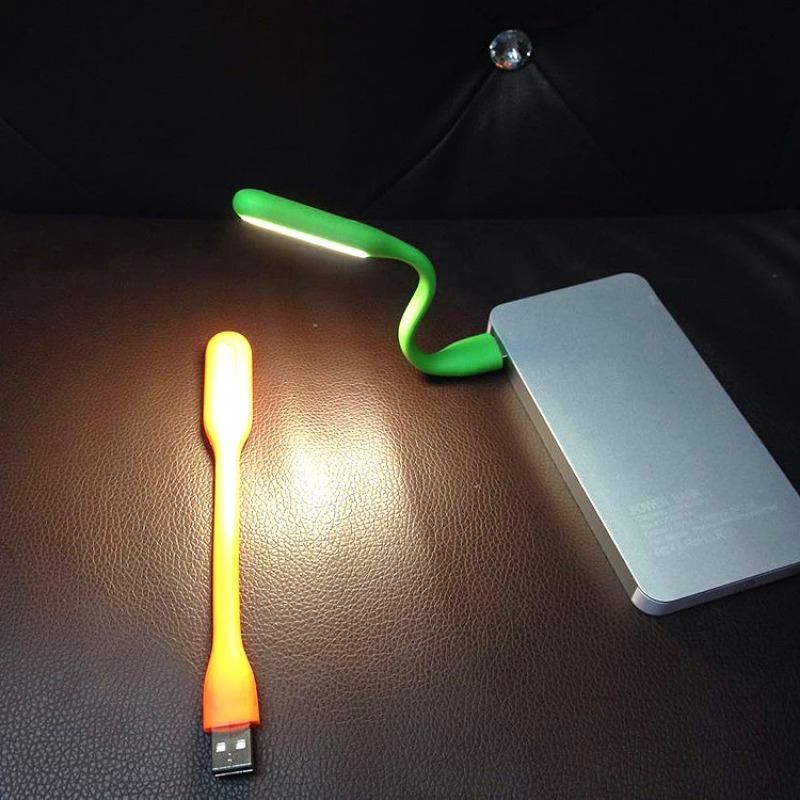 Đèn LED Mini cơ động giao diện USB trên bàn ban đêm ánh sáng nhà sạc dự phòng máy tính xách tay máy tính xách tay linh hoạt đèn bảo vệ mắt
