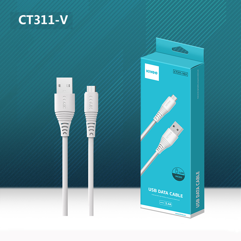 Cáp sạc nhanh 2.4A Cáp Sạc cáp sạc iPhone Lightning Micro USB Type-C 1.6M cho Android Huawei Samsung (CT311)