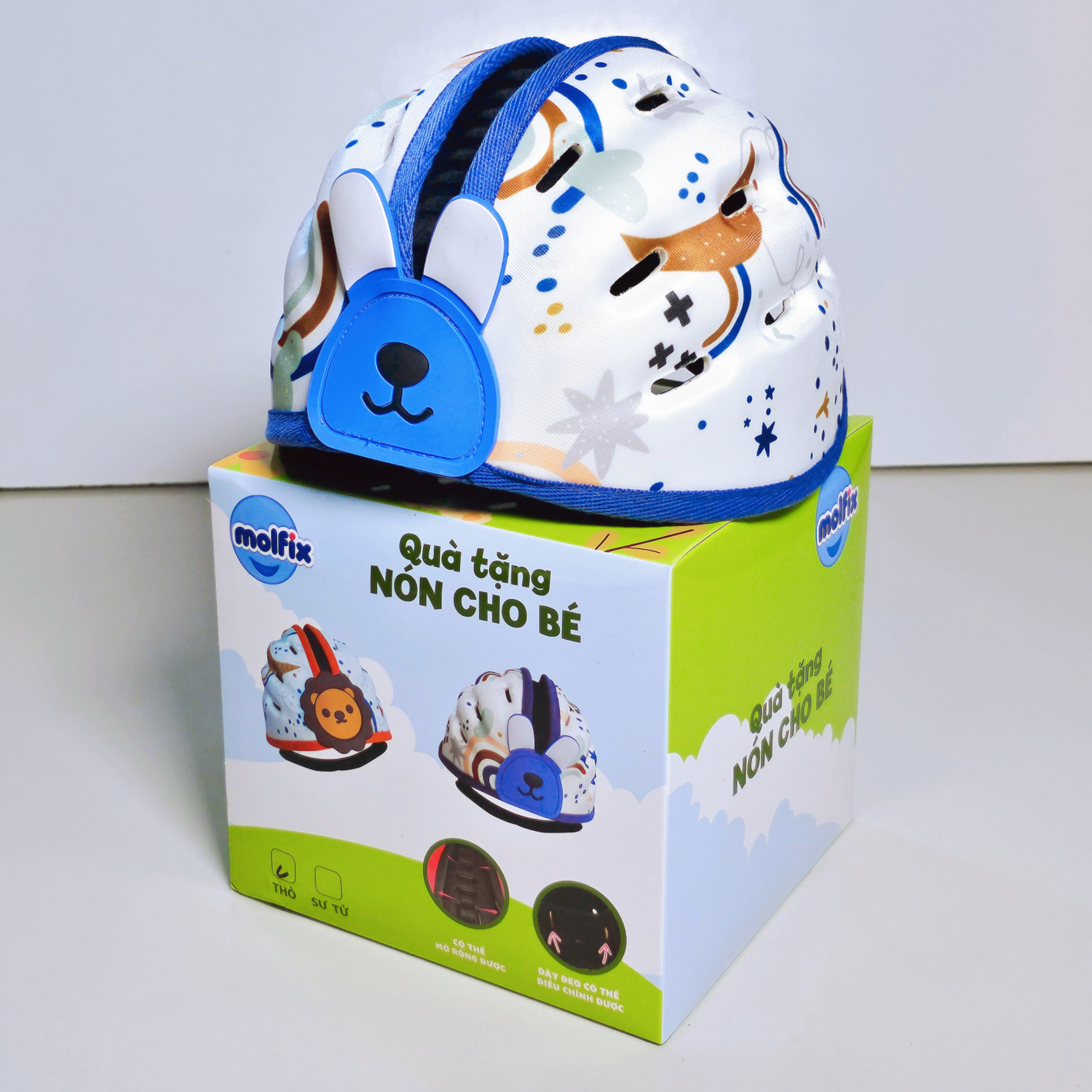 Nón bảo vệ đầu cho bé từ 6 tháng đến 3 tuổi (GIAO MẪU NGẪU NHIÊN)