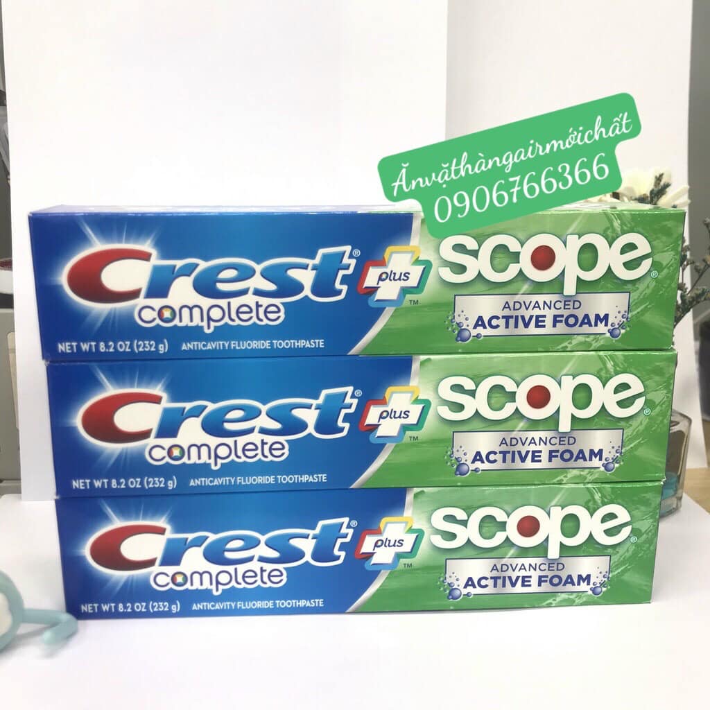 Crest Complete Scope Toothpaste Usa - Tube 232 Grams