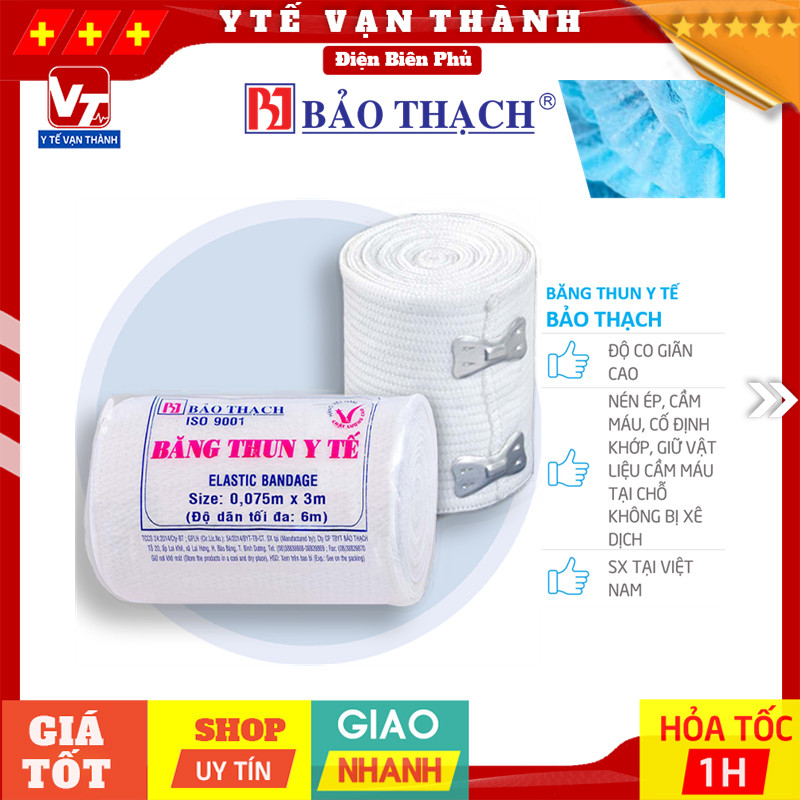 ✅ Băng Thun Y Tế Bảo Thạch -VT0162 - Y Tế Vạn Thành