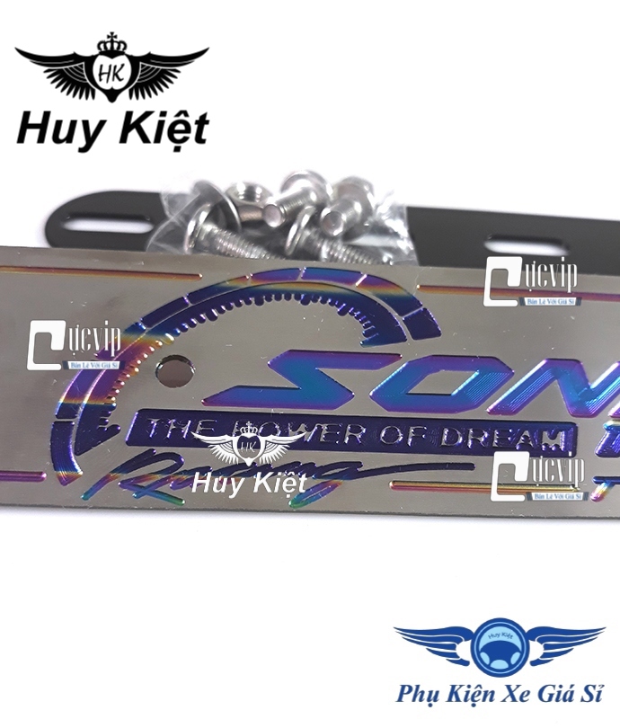 Bảng Tên Sonic Titanium Kèm Ốc Inox Thái MS1401