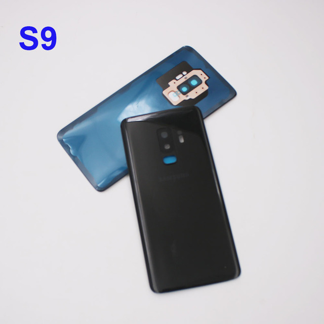 Original SAMSUNG Galaxy S9 G960 S9 plus G965 Back Glass Cover Rear Door Housing Case Back Glass Cover Parts