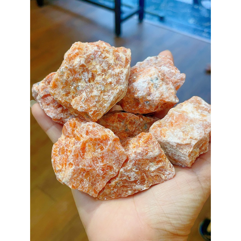Đá Năng Lượng Sunstone chưa qua chế tác, Đá Thô, Đá Mặt Trời