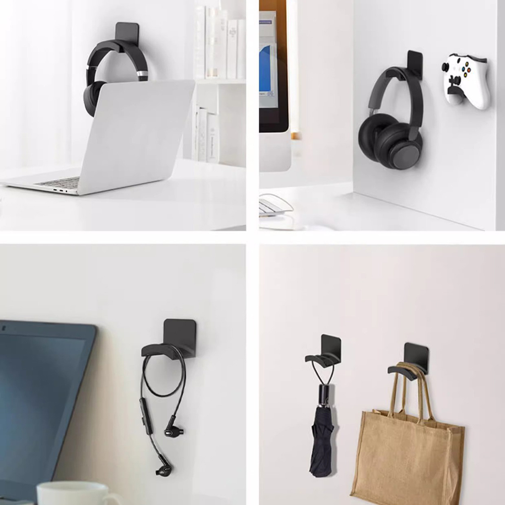 Headset Rack Simple 【Eco-friendly】 5-1PCS Universal Headphone Stand Adhesive Headphone Wall ...
