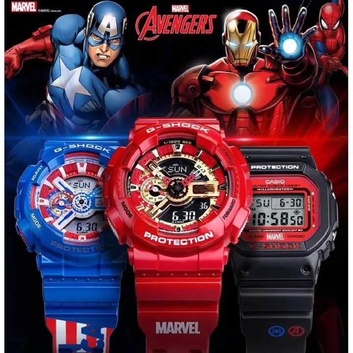 Casio g shock marvel Clearance