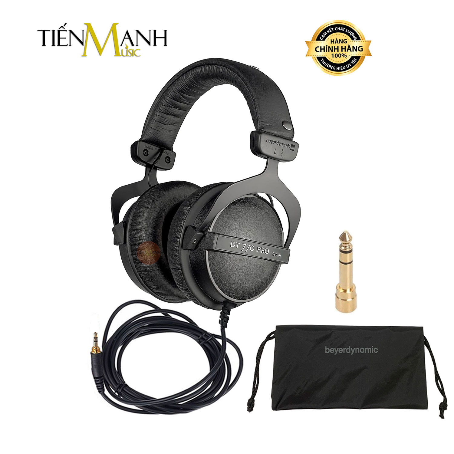 Tai nghe kiểm âm beyerdynamic dt770 pro 32, 80, 250 ohm - dt 770 beyer dynamic close back studio monitor headphones