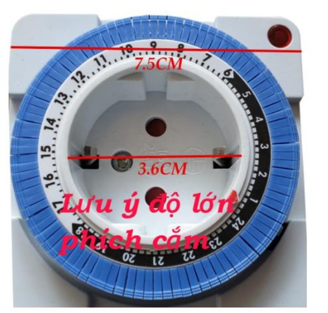 Ổ cắm timer hẹn giờ cơ TG16A - Chất Lượng Cao