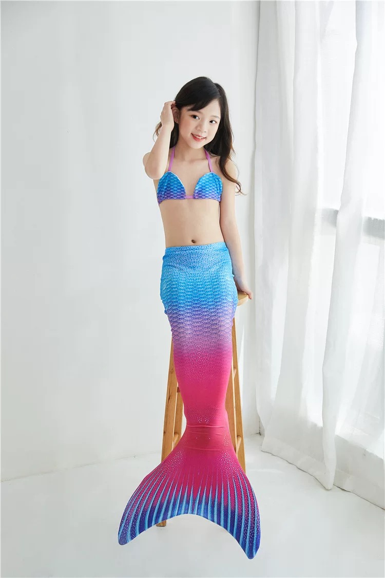Bộ 2 món đồ bơi nàng tiên cá cho bé gái