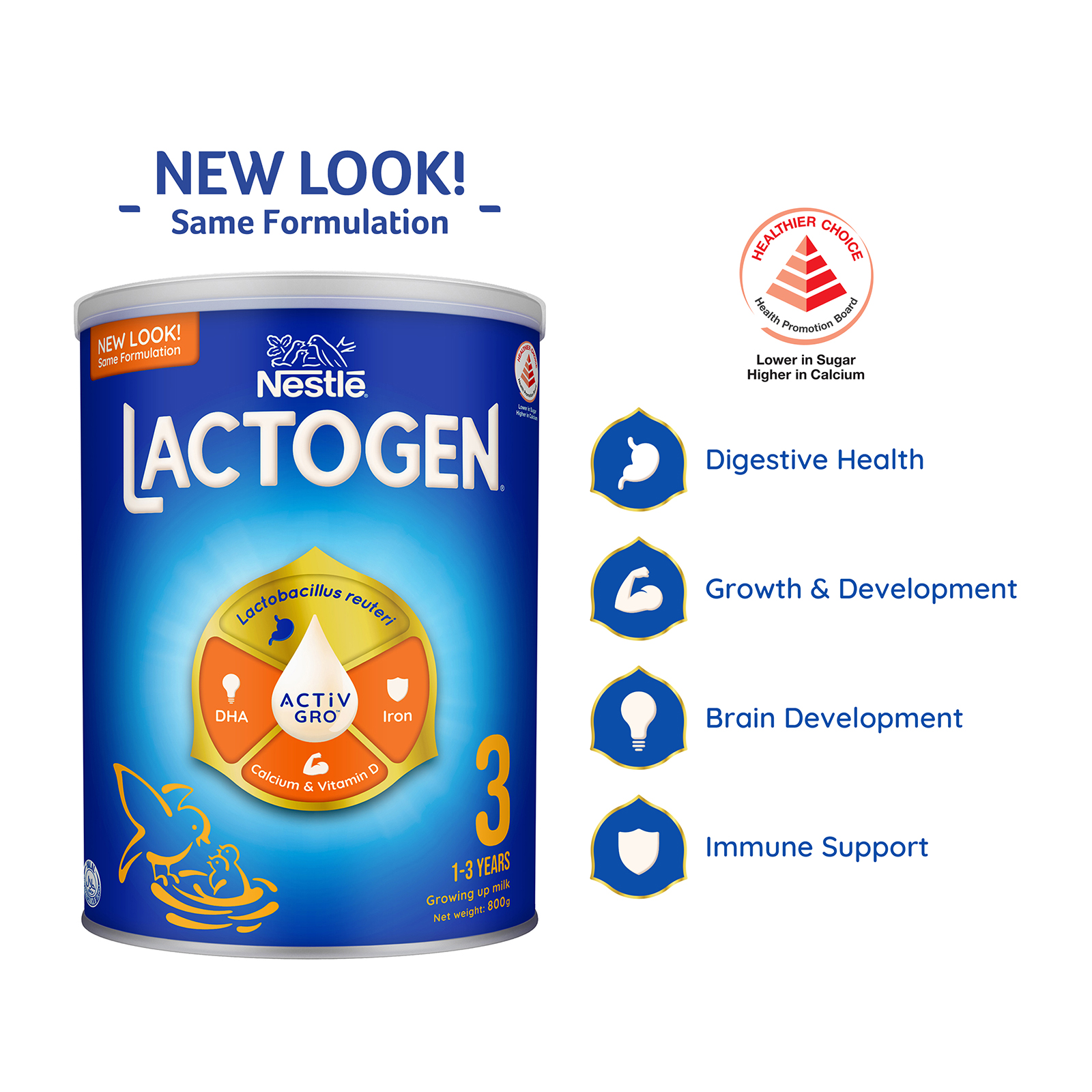 Nestle Lactogen Stage Growing Up Milk 800g From 12 Months