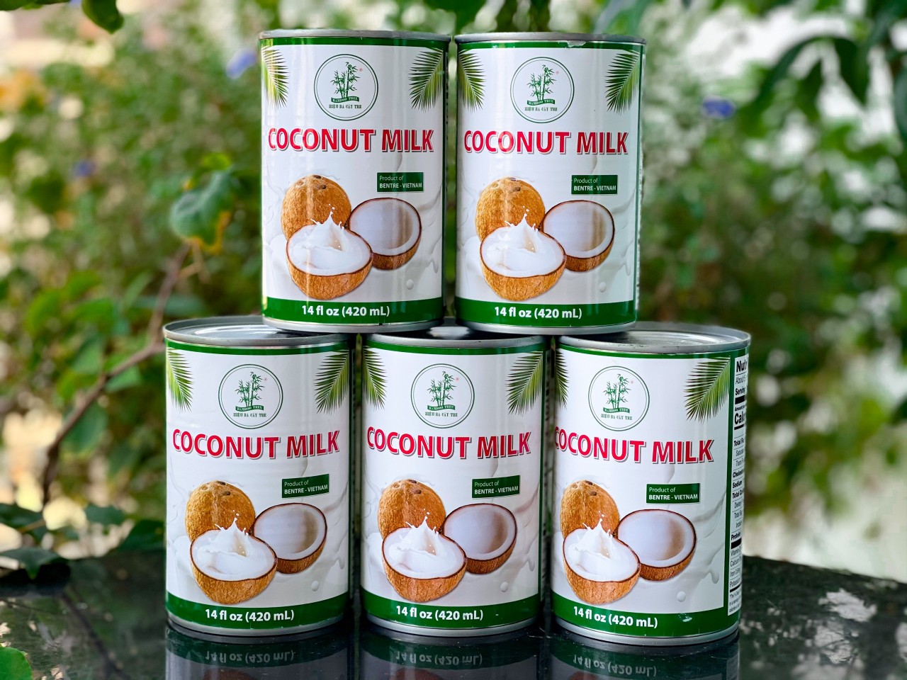 Nước Cốt Dừa Đậm Đặc Hiệu Ba Cây Tre, độ béo 20 - 22%