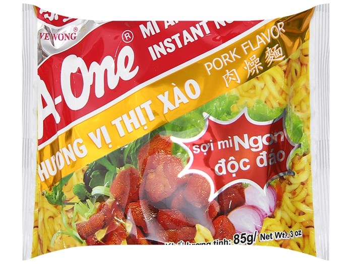 Mì A-One thịt xào gói 85g