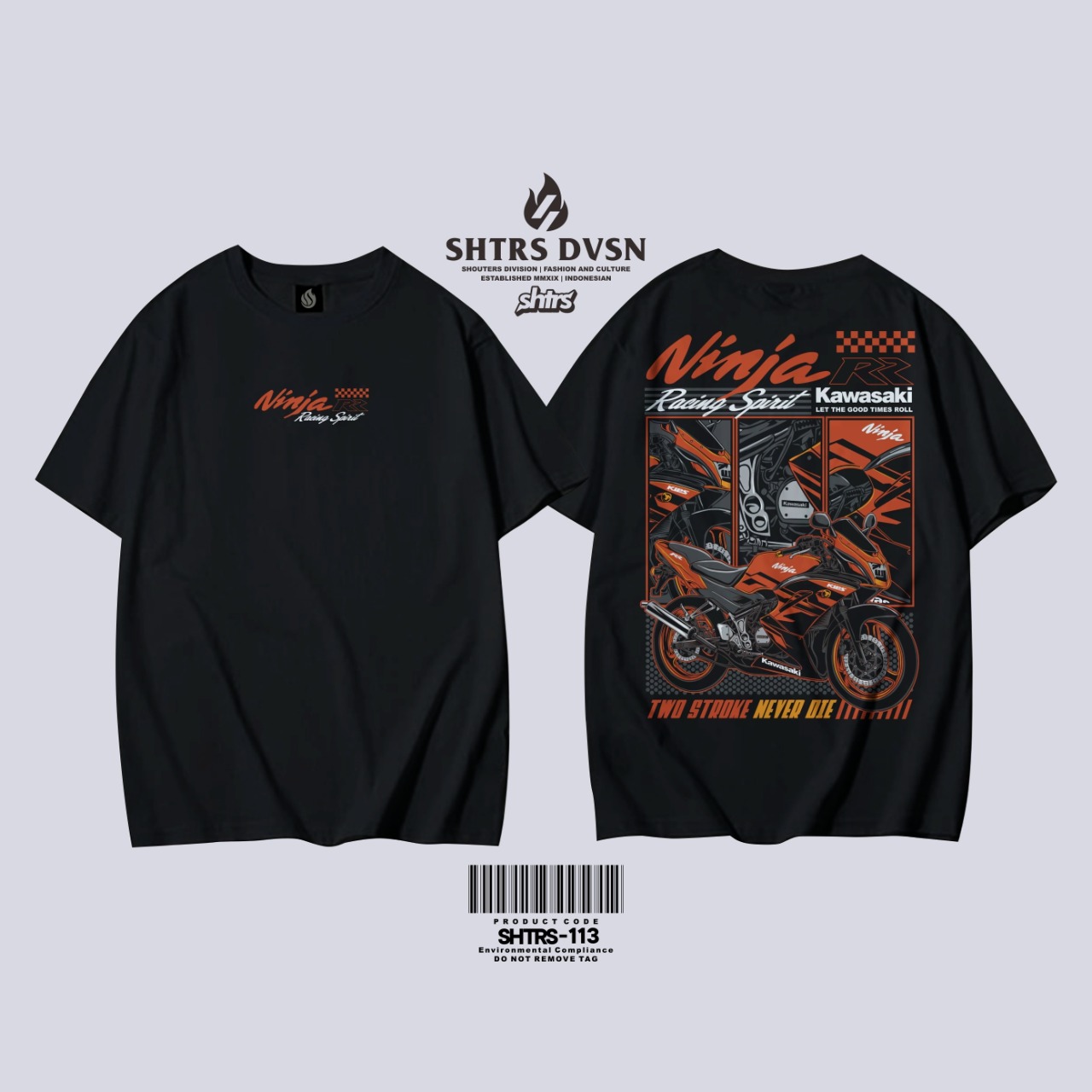 PAKAIAN PRIA KAOS MOTOR KAWASAKI NINJA 