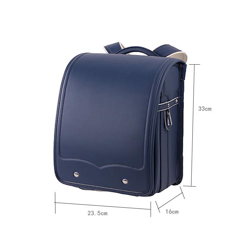 Cặp Chống Gù Lưng Nhật Bản Trẻ Em - Khóa tự động - Xanh Navy