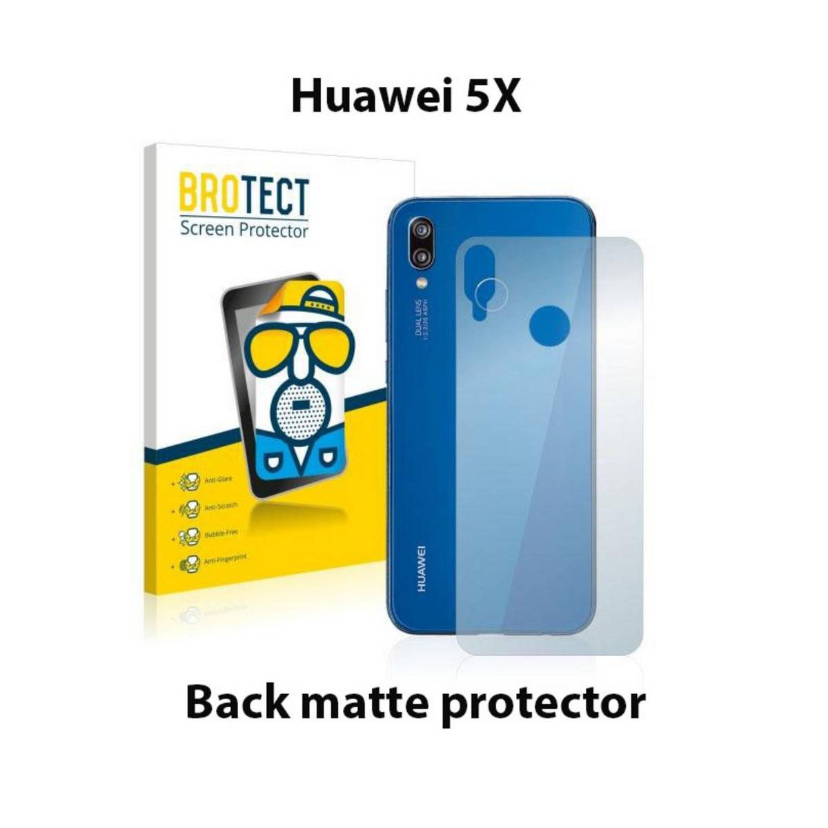 Huawei 5X Back Matte Protector For Huawei 5X