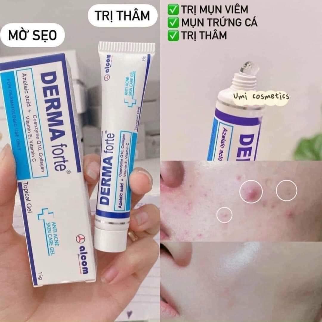 ❤Kem trị mụn DERMA forte  trị mụn trị thâm siêu đỉnh ❤️❤️