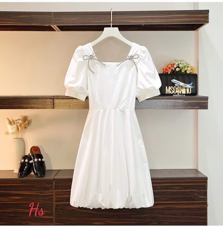 VÁY NƠ VAI TAY BỒNG PM82