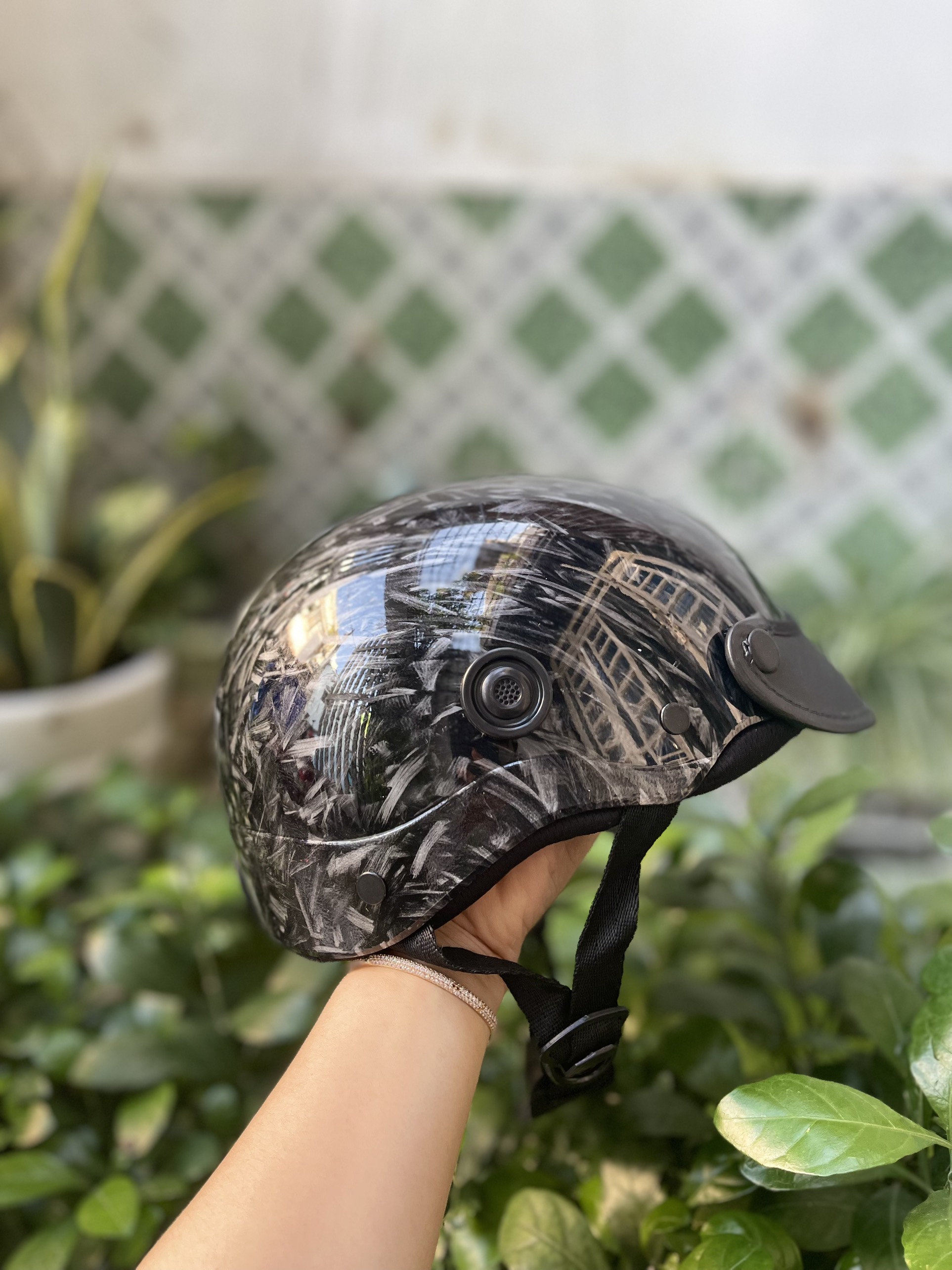 nón bảo hiểm nhúng mẫu mới cực chất