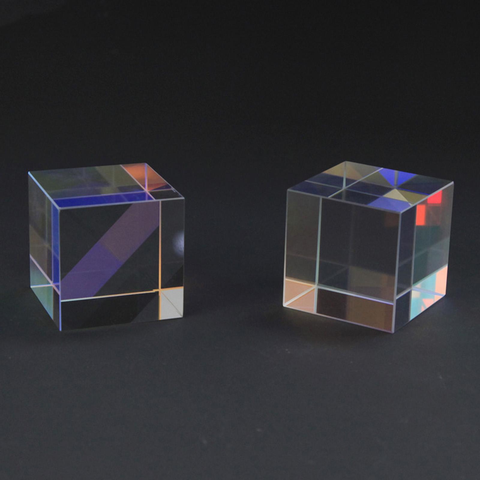 Magic Optical Glass Cube Dichroic Cube Prism RGB Combiner 2024 I8F9 Splitter