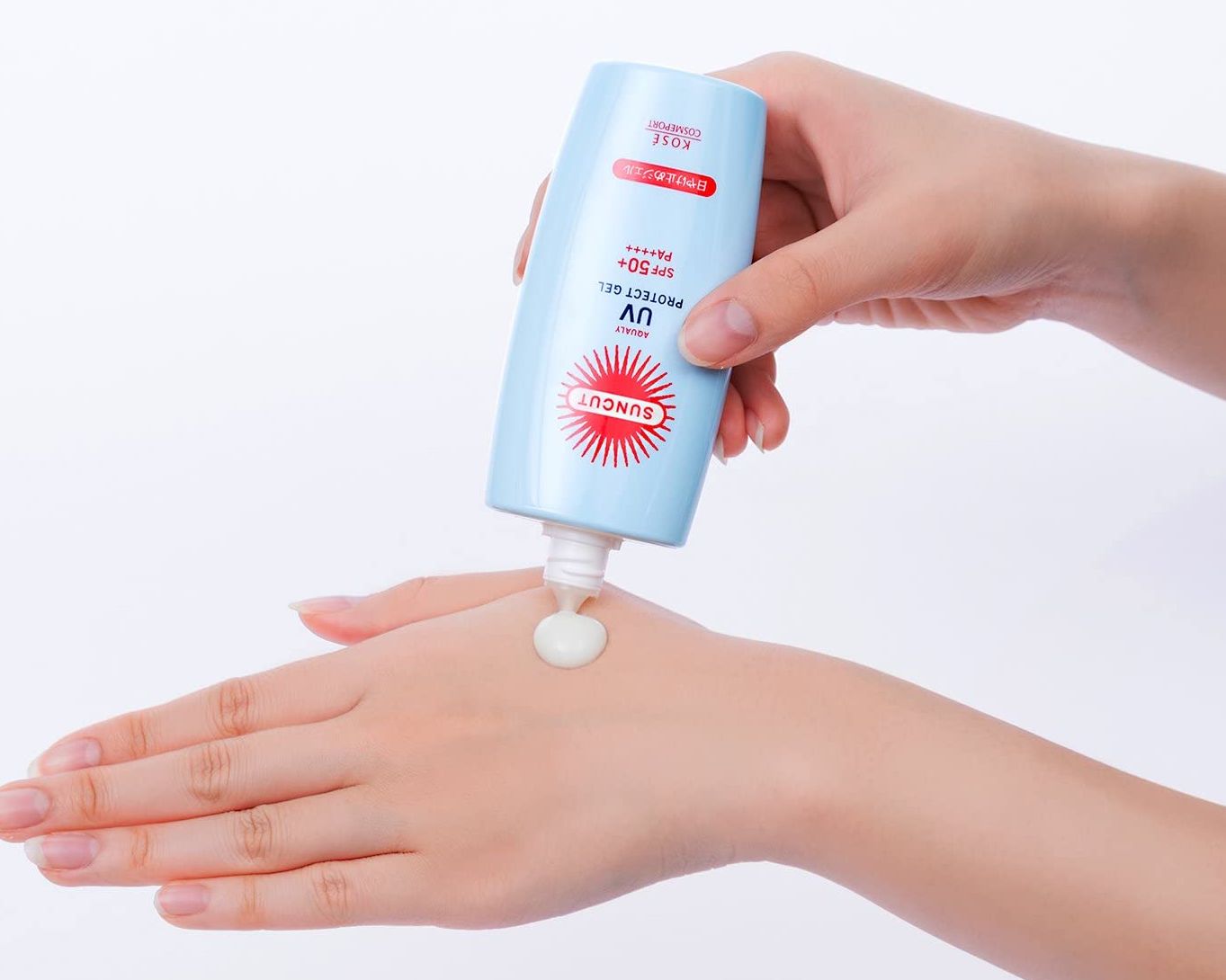 Kose Suncut UV Protect Gel SPF50+ PA++++ . ซันคัท ยูวี โพรเทค เจล ขนาด 100กรัม Lazada.co.th