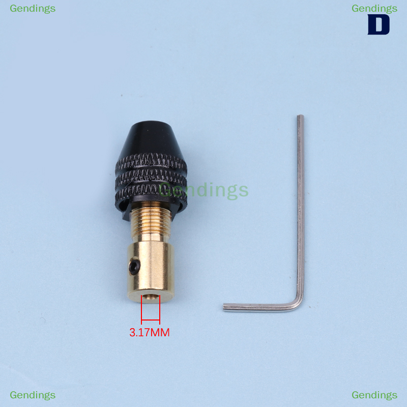 Gendings Bộ dụng cụ kẹp mũi khoan điện tử nhỏ thông dụng 0.3-3.4mm cố định đầu kẹp nhỏ
