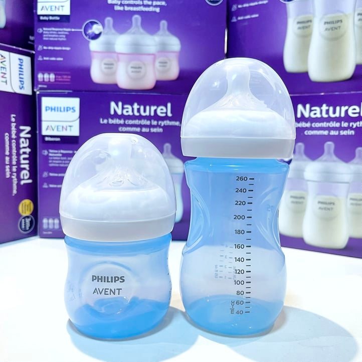 Bình Philips Avent Natural 125ml/ 260ml / 330ml núm tuỳ chọn [Mẫu mới]