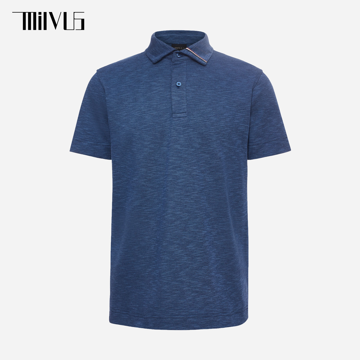 Áo thun polo nam cao cấp milvus, vải cotton co giản, form chuẩn- mvp392m