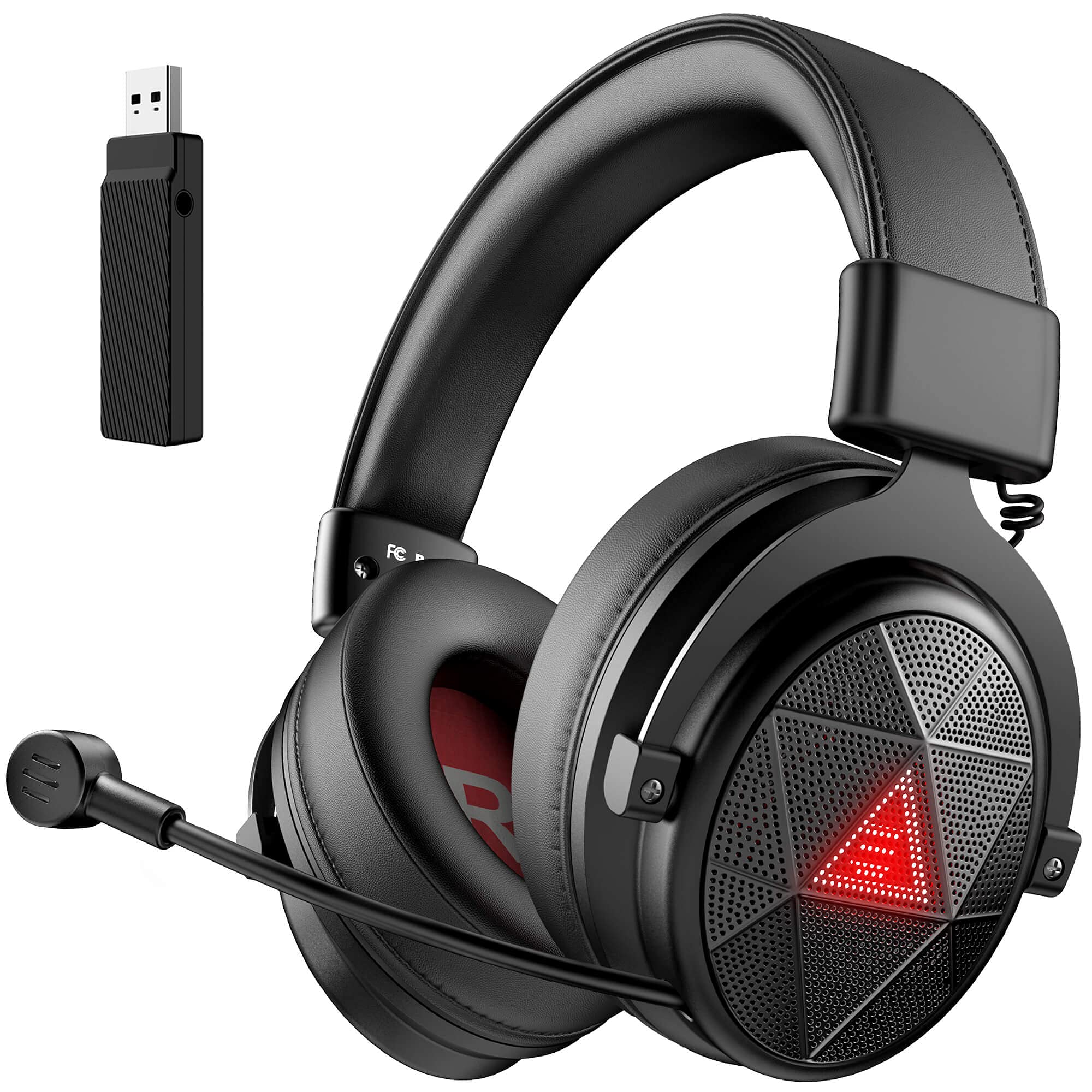 EKSA E910 5.8G Wireless Gaming Headset with ENC Call Noise Cancelling ...