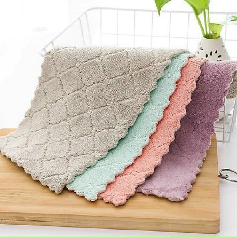 BỘ 10 KHĂN LAU COTTON ĐA NĂNG