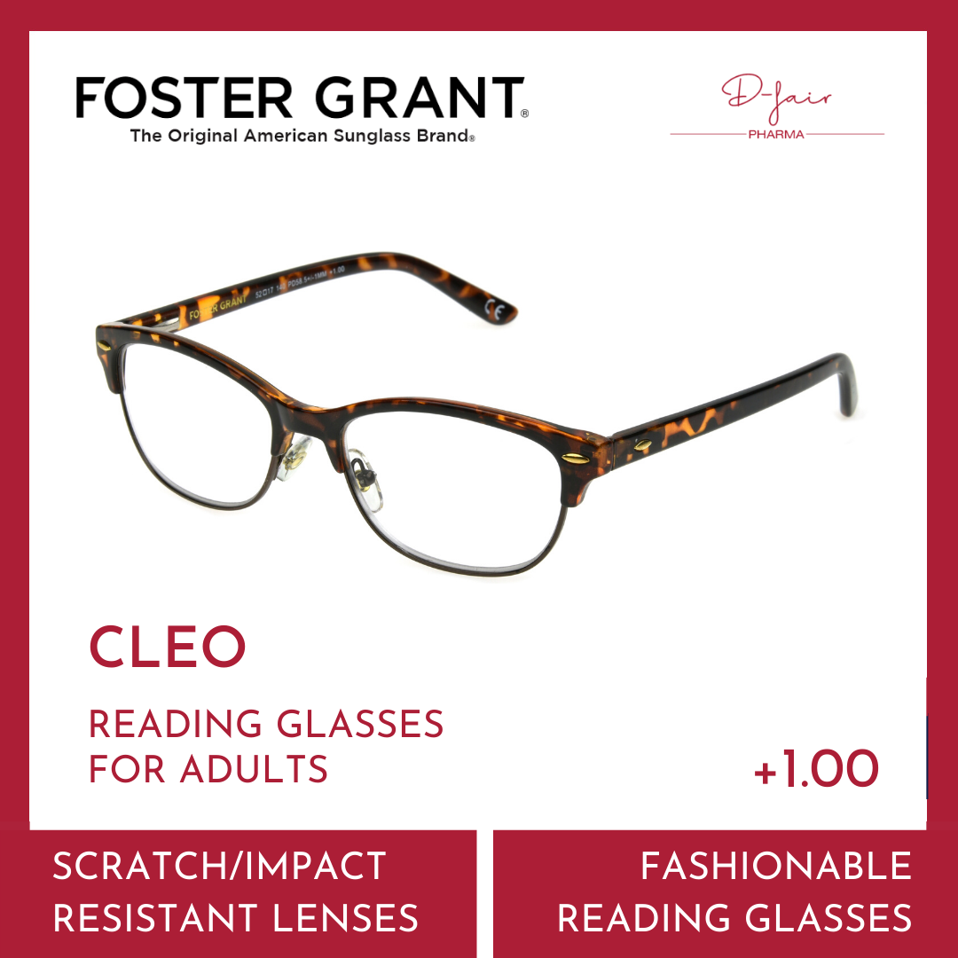 foster grant 1.00 reading glasses