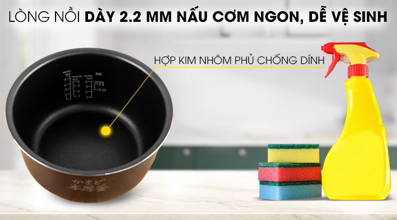 Nồi cơm điện tử Toshiba 1 lít RC-10DH2PV(W) (Mẫu trưng bày mới 99% không thùng)