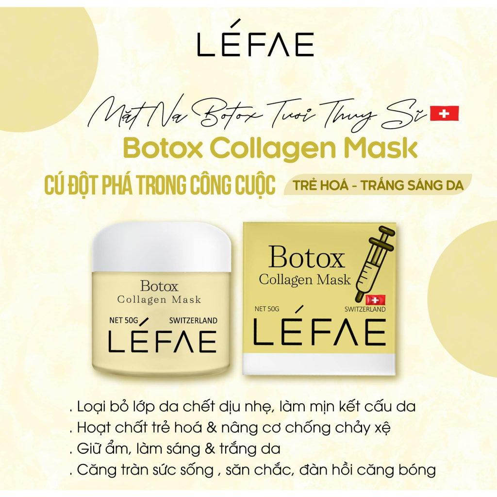 [Chính Hãng] Mặt Nạ Botox Tươi Collagen Mask Thuỵ Sĩ
