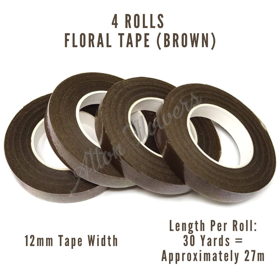Florist Tape Brown 30 Yards 12mm 