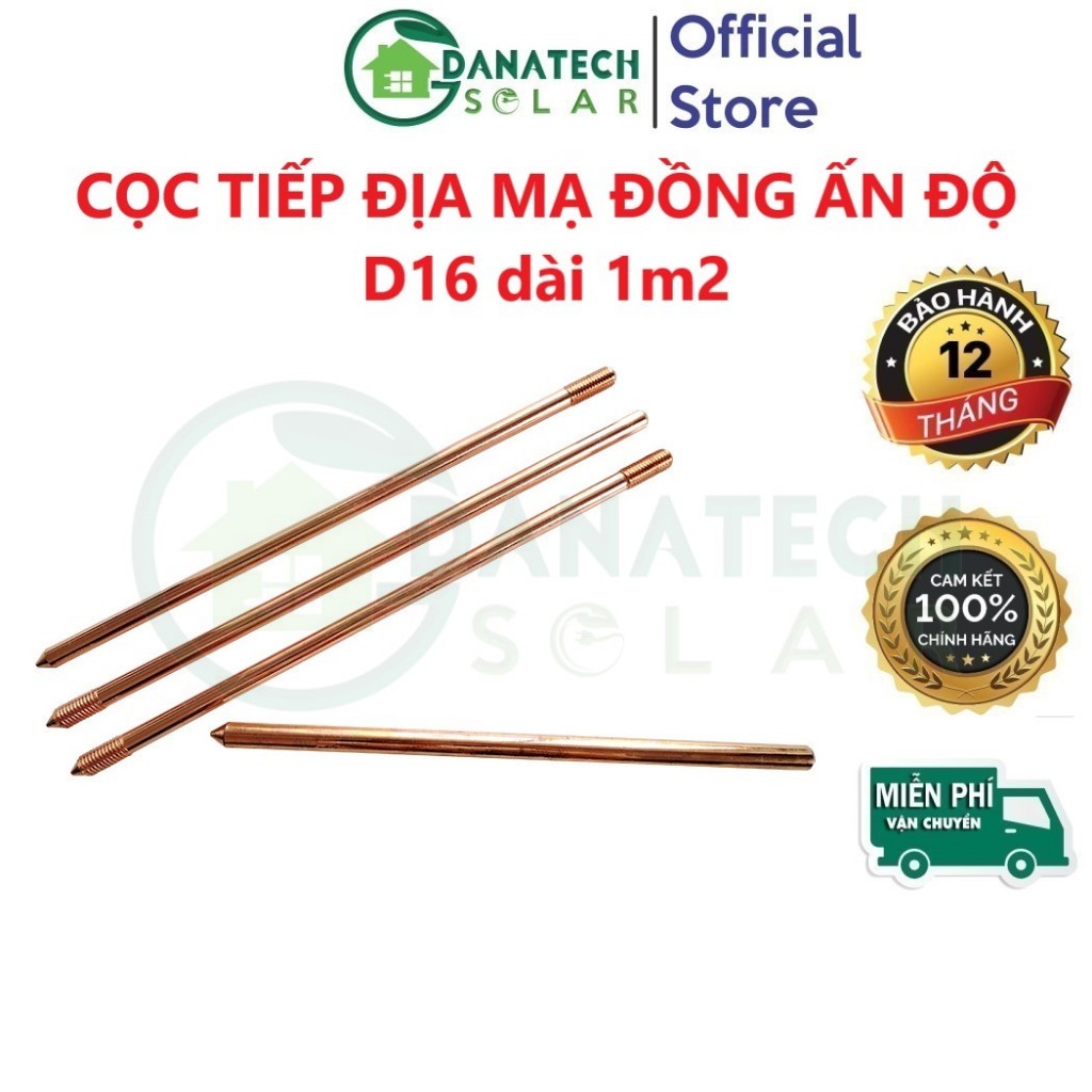Cọc tiếp địa mạ đồng Ấn Độ
