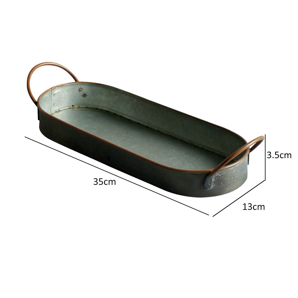 PRINCER Handle Unique Photography Props Restaurant Fruit Dessert Plate Cake Container Bread Basket Storage Tray