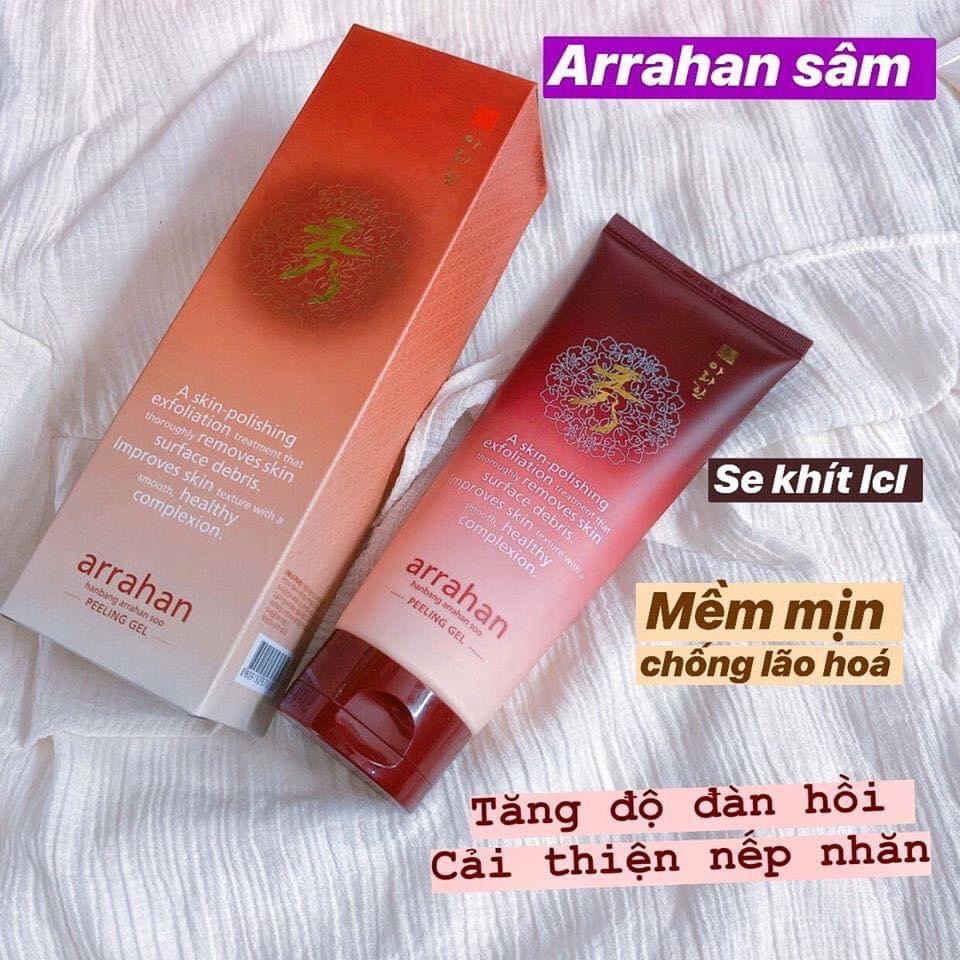 tẩy tế bào chết arrahan nhân sâm