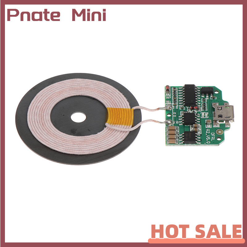 Pnate 10W QI Wireless Charger Module Micro USB Transmitter PCBA Circuit Board Coil