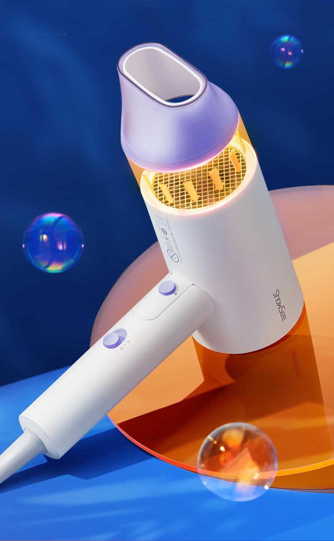 (Mixhome HCM) Máy sấy tóc Xiaomi Showsee A4-W Trắng (Hàng chính hãng - BH 3 tháng)