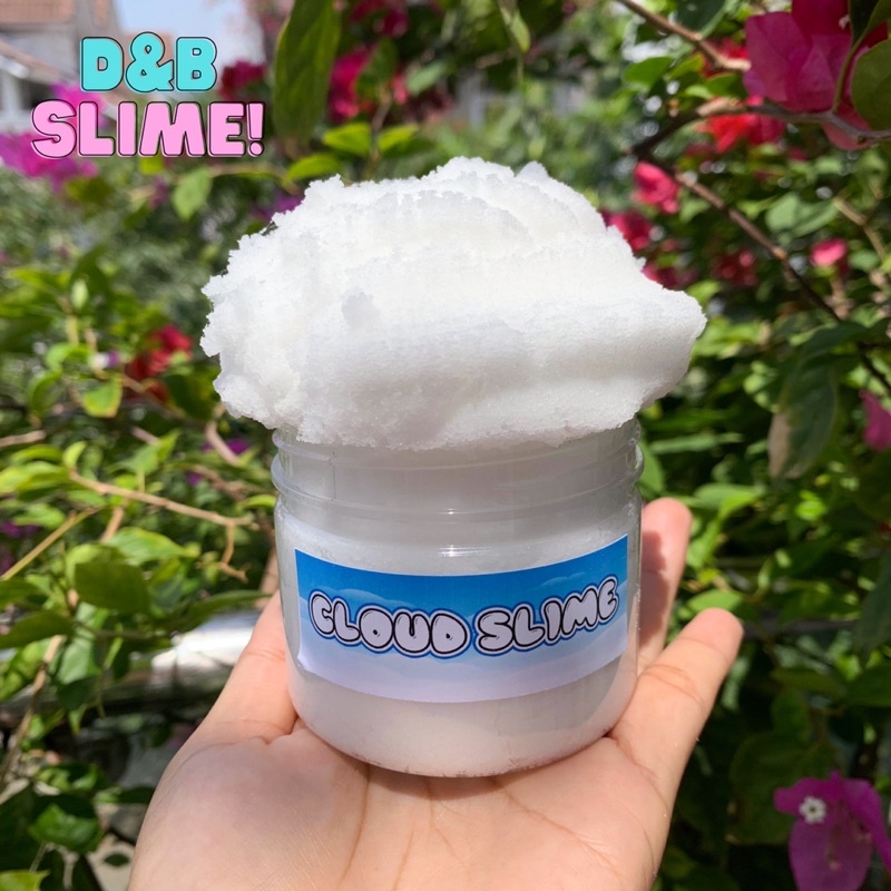 Cloud slime 100ml - chất nhờn slime mây cao cấp giúp thư giãn
