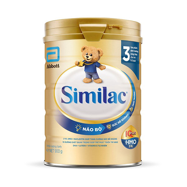 [HCM]Sữa Similac IQ Plus HMO số 3 - 900g cho bé từ 1-2 tuổi