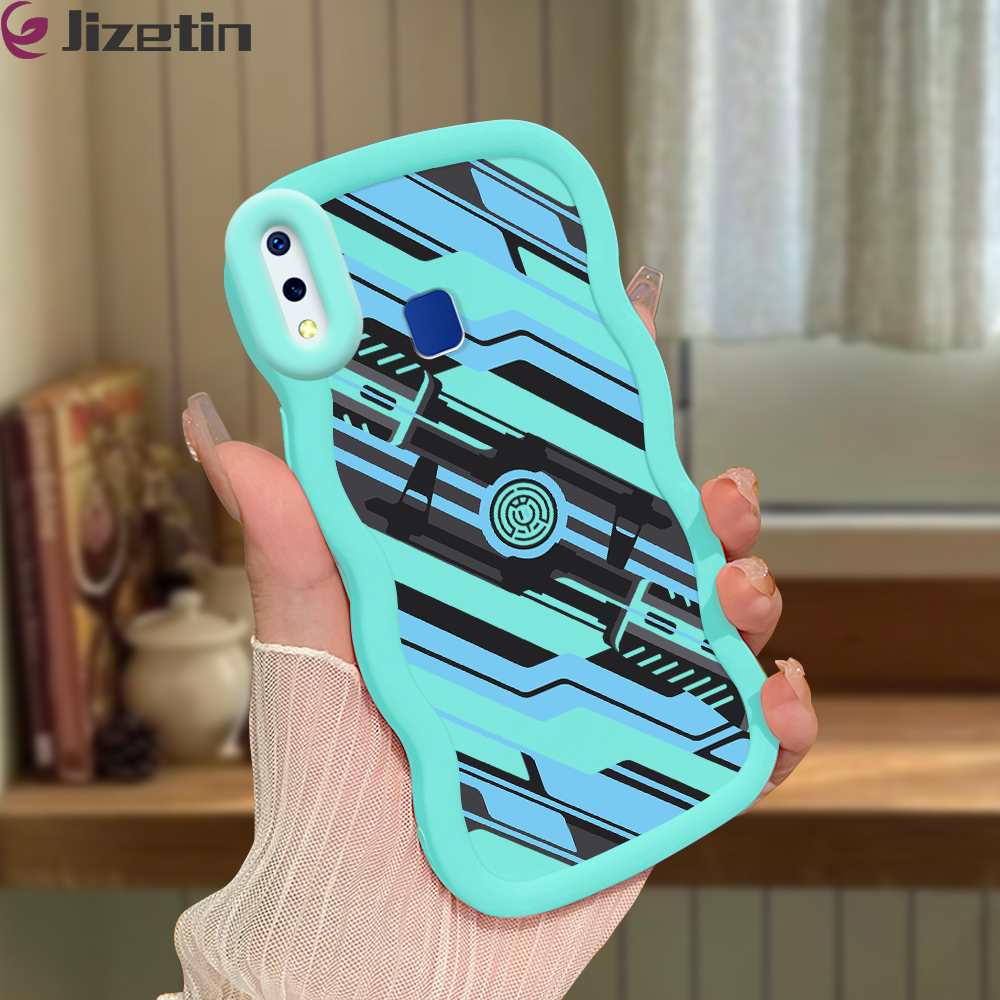 Jizetin%20for%20Vivo%20Y93%20Back%20Cover%20Fire%20God%20Blue%20Artifact%20Macaron%20Bright%20Color%20Wavy%20Shape%20Soft%20Mobile%20Phone%20Cases%20-%20Image%202