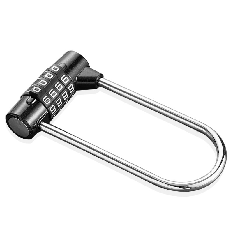 Extended lock beam U shape extended lock hook combination lock padlock password padlock