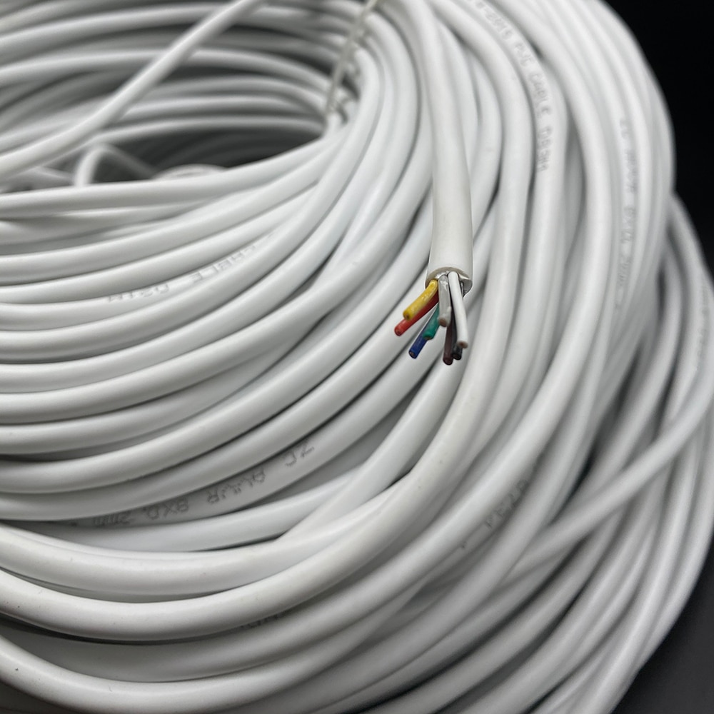 RVV 6 Cores Tinned Copper 8Core Pure Copper Wire Conductor Electric RVV