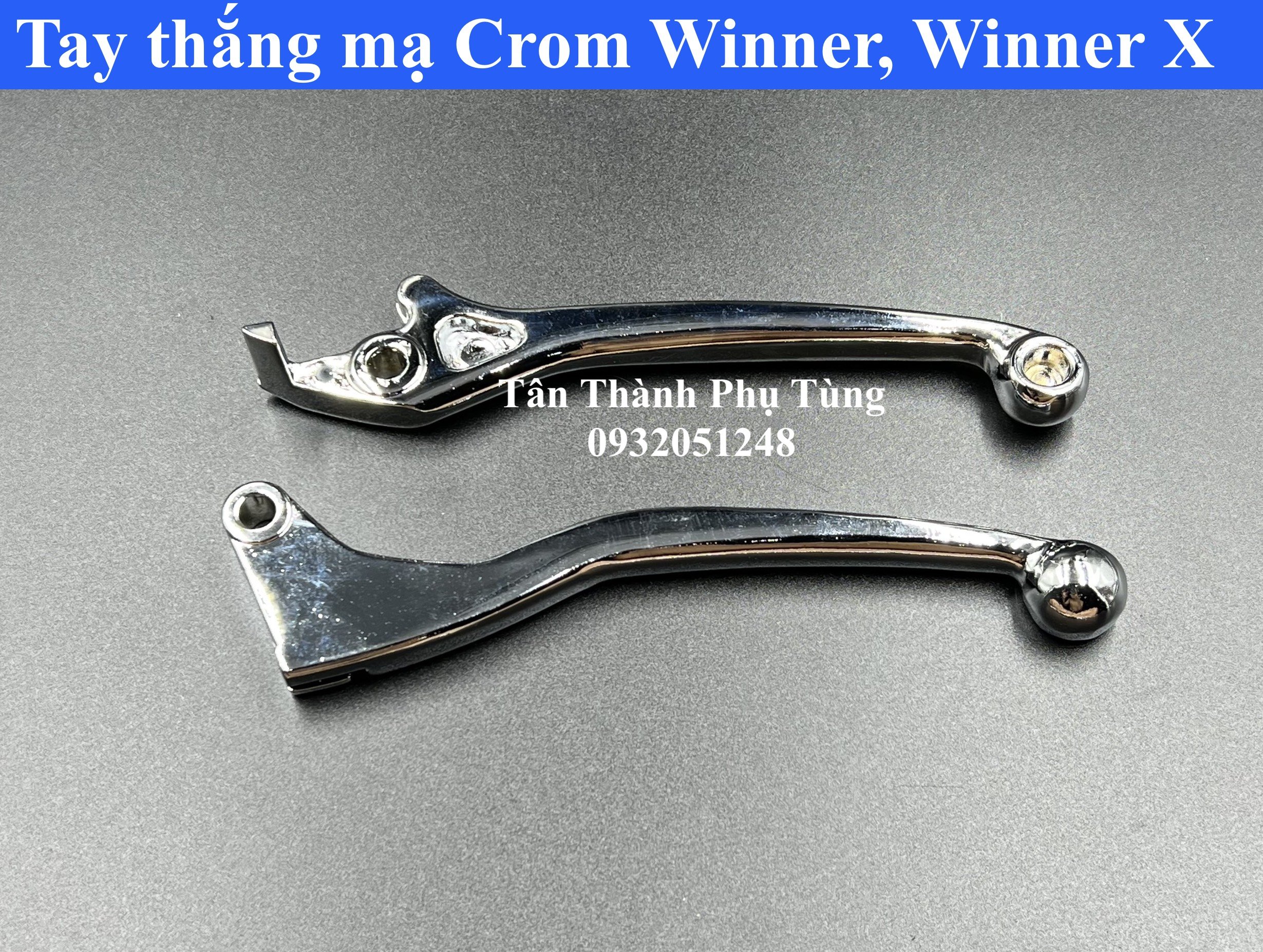 Tay thắng winner v1, winner x, v3 mạ crom - hàng malaysia