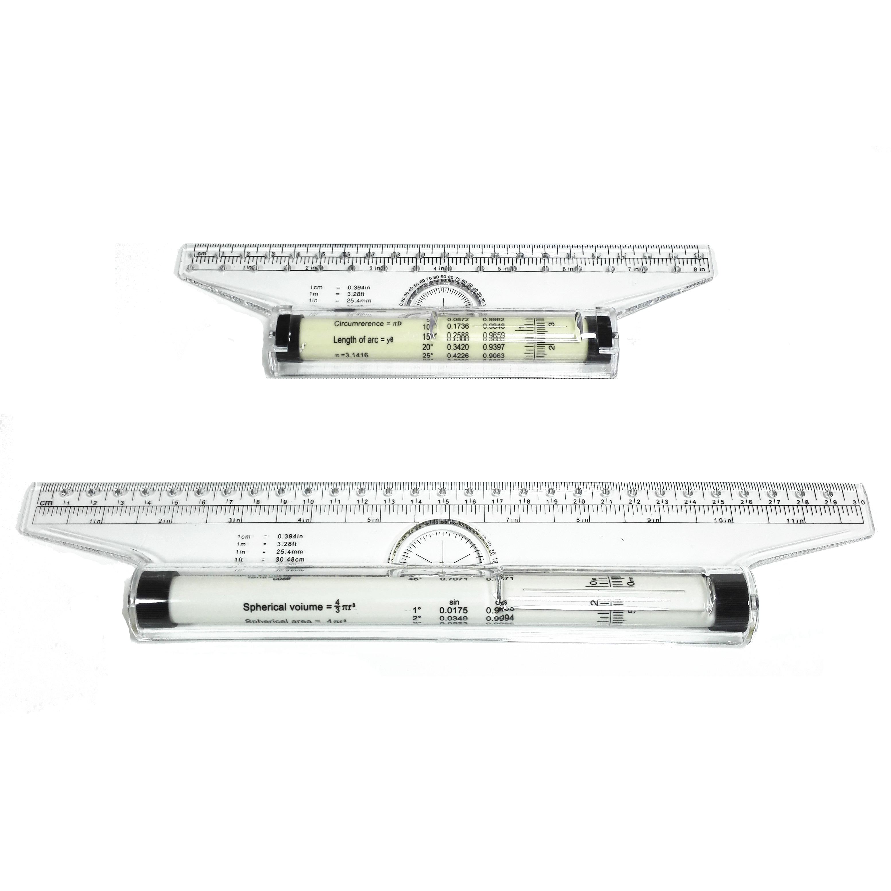 Balance A Ruler 【Unique features】Roll Ruler Parallel Rulers 20/30cm Universal Foot ...