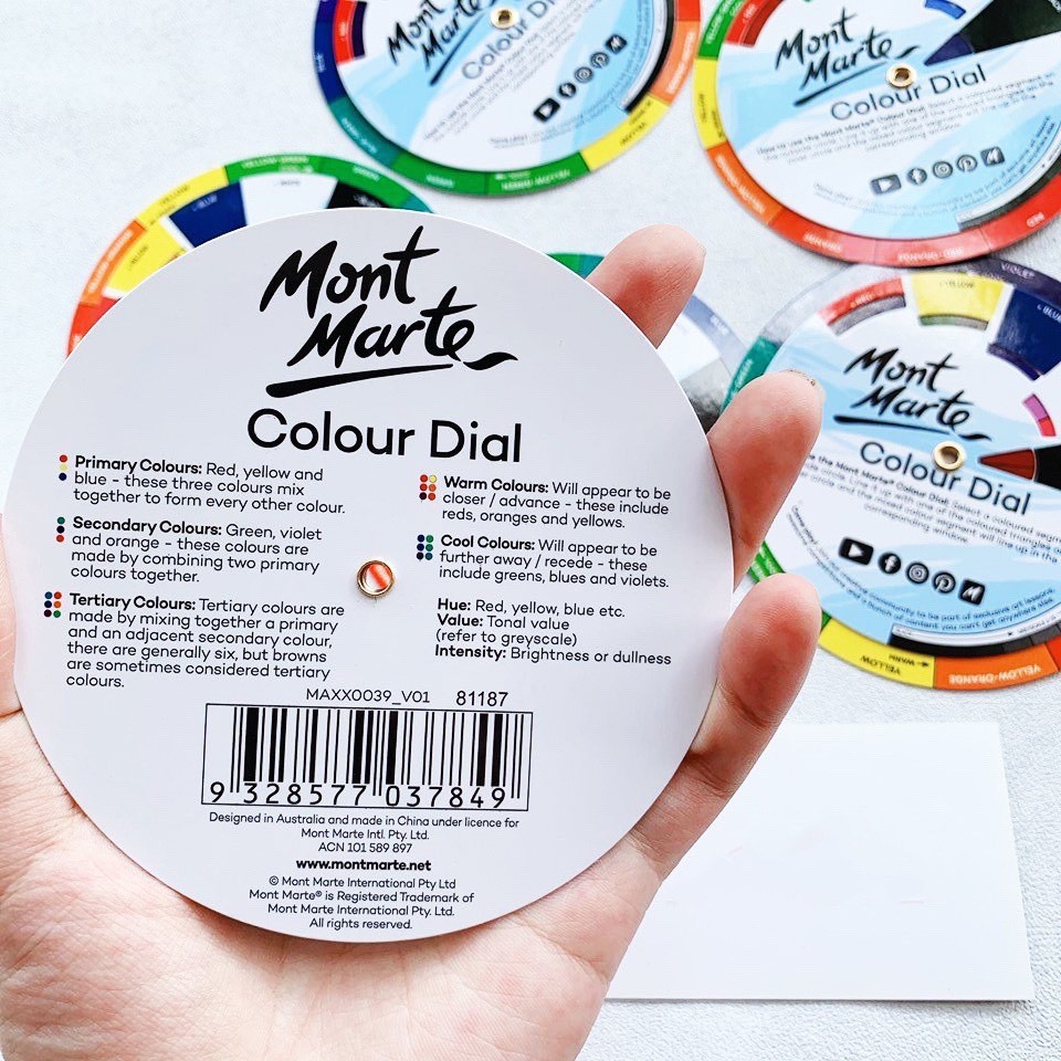 Bảng hướng dẫn pha màu MONT MARTE Mini