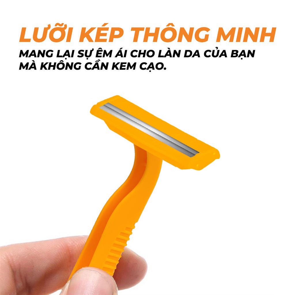 5 cây dao cạo râu cán cong  Avatar, 2 lưỡi siêu bén