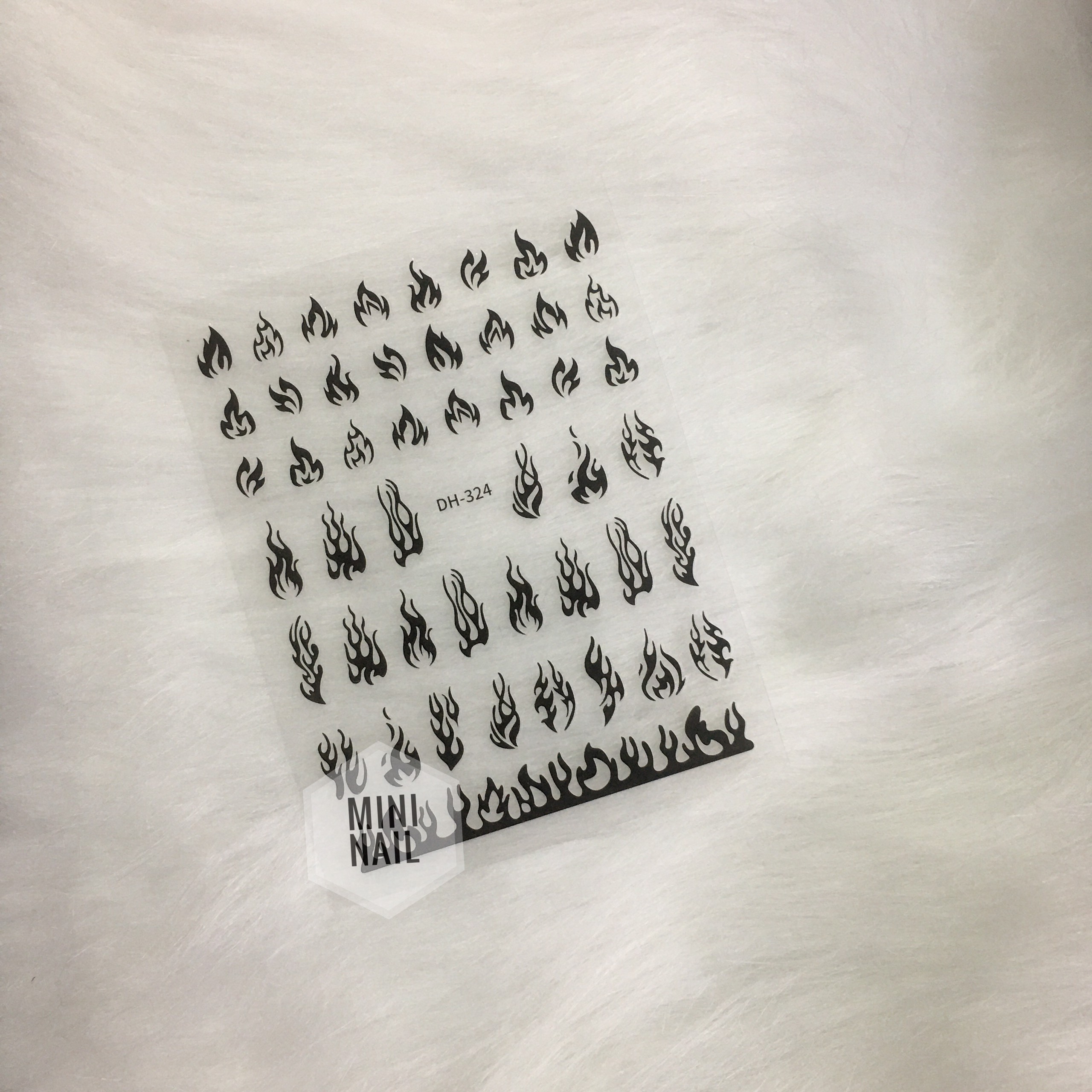 Sticker nail dán móng tay hình ngọn lửa, miếng dán móng tay hình ngọn lửa