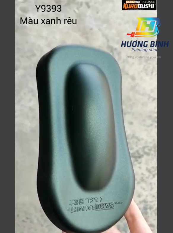 Sơn xịt samurai màu xanh rêu - y9393